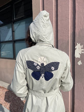 Load image into Gallery viewer, 1970s Patchwork Butterfly Trench Coat