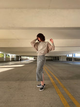 Load image into Gallery viewer, 1980s Oatmeal Batwing Waffle Knit Wool Sweater