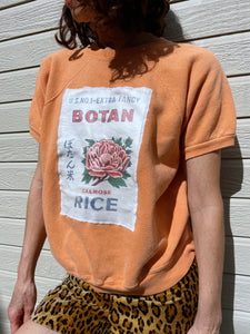 Botan Vintage Short Sleeve Raglan Sweatshirt