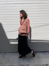 Load image into Gallery viewer, 1970s French Boucle Knit V-Neck Pullover Sweater