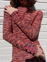 Load image into Gallery viewer, 1970s Italian Red Space-Dye Knit Sweater