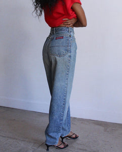 1970s Pleated Jeans by Sasson