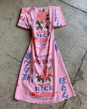 Load image into Gallery viewer, Pink Notan Rice Sack Dress