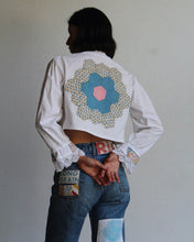 Load image into Gallery viewer, Antique Butterfly Patchwork Blouse
