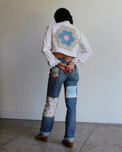 Load image into Gallery viewer, Antique Butterfly Patchwork Blouse