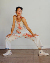 Load image into Gallery viewer, Queen Bee Flour Sack Jumpsuit - Size XS-S