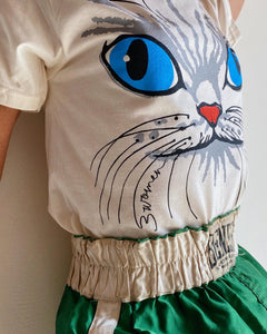 My Eyes Are Up Here! Kitty Tee