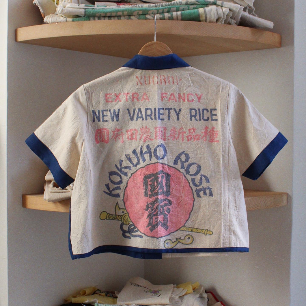 MADE TO ORDER: Kokuho Rose Crop Top