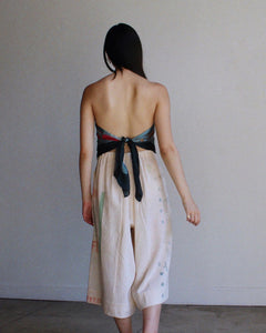 Vintage Silk Floral Scarf