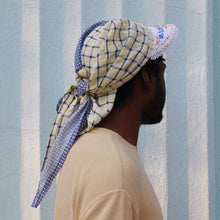 Load image into Gallery viewer, Patchwork Bonnet - Yellow Lace