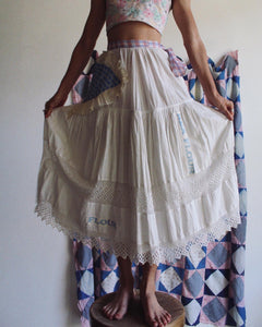 The Edwardian Rex Flour Crochet Lace Skirt
