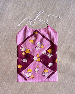 Pink Hankie Halter Tops