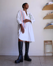 Load image into Gallery viewer, Quilt Grid Patchwork Tunic Dress
