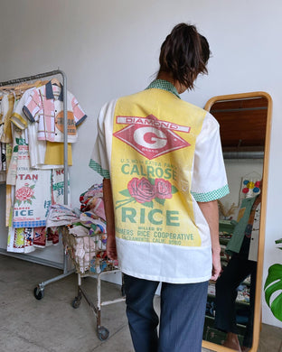 Diamond G Rice Sack Shirt ~ Small