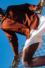 Load image into Gallery viewer, 1990s Brown Ralph Lauren Silk Button-up