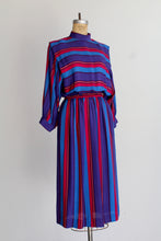 Load image into Gallery viewer, 1970s California Girl Striped Dress