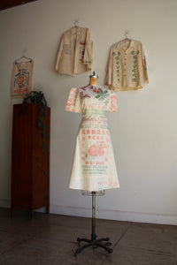 Golden Poppy Rice Sack Dress