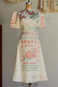 Golden Poppy Rice Sack Dress