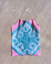 Load image into Gallery viewer, Pink Hankie Halter Tops