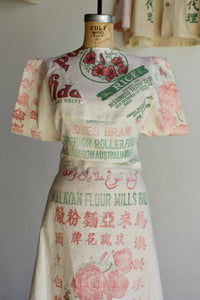 Golden Poppy Rice Sack Dress