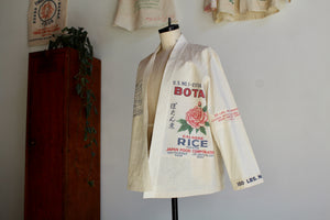 How to Japanese Rice Long Sleeve Jacket