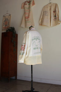 Fukusuke Good Fortune Rice Sack Work Shirt