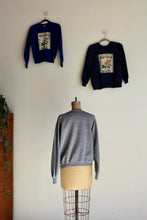 Load image into Gallery viewer, Botan Rice Grey Vintage Raglan Sweatshirt - M