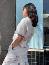 Load image into Gallery viewer, Mexican Cowboy Days of the Week Fringe Crop Top
