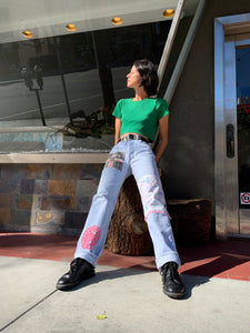 Belle and the Birdie Patchwork Levi's 501
