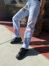 Load image into Gallery viewer, Belle and the Birdie Patchwork Levi&#39;s 501