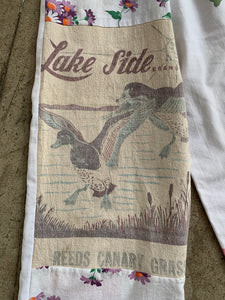 Lake Side Patchwork Grass Feed Pants