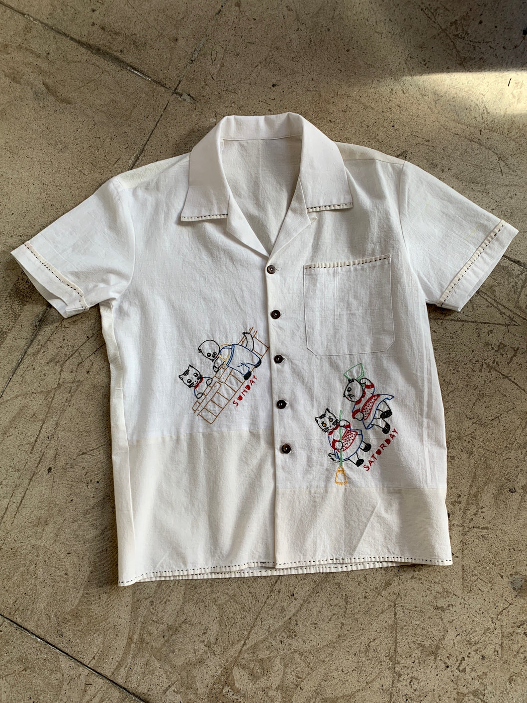 Pineapple Cooler Linen Button-up Shirt