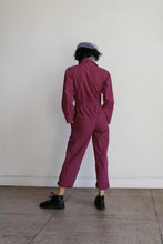 Load image into Gallery viewer, 1980s Plum Coveralls Jumpsuit