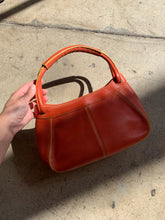 Load image into Gallery viewer, 1990s Cole Haan Pumpkin Spice Leather Handbag