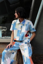 Load image into Gallery viewer, Patchwork Calico Quilt Crop Top