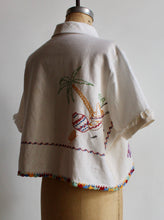 Load image into Gallery viewer, Mexican Cowboy Days of the Week Fringe Crop Top