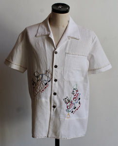 Pineapple Cooler Linen Button-up Shirt