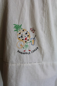 Pineapple Cooler Linen Button-up Shirt