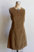 Load image into Gallery viewer, 1970s Tan Corduroy Jumper Dress