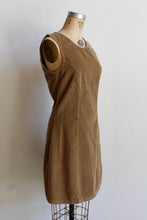 Load image into Gallery viewer, 1970s Tan Corduroy Jumper Dress
