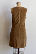 Load image into Gallery viewer, 1970s Tan Corduroy Jumper Dress