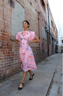 Preorder Pink Notan Rice Sack Dress