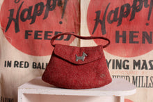 Load image into Gallery viewer, 1940s Felted Wool Scottie Dog Purse