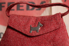 Load image into Gallery viewer, 1940s Felted Wool Scottie Dog Purse