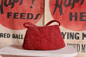 1940s Felted Wool Scottie Dog Purse