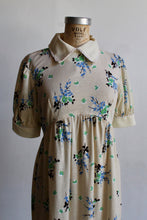 Load image into Gallery viewer, 1970s Cotton Floral Print Babydoll Dress
