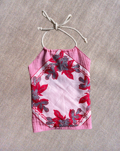Pink Hankie Halter Tops