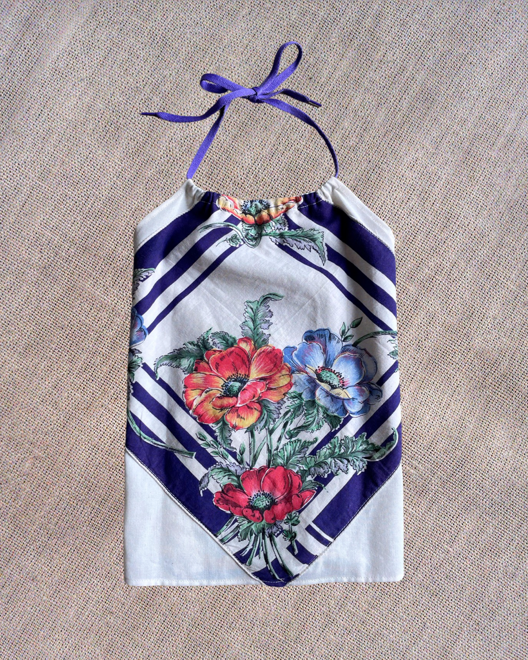 Wildflower Hankie Halter Top | Medium