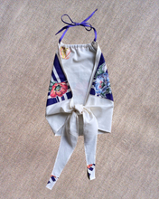 Load image into Gallery viewer, Wildflower Hankie Halter Top | Medium
