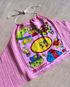 Pink Hankie Halter Tops